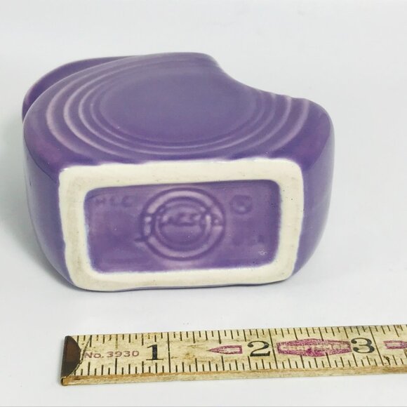 Vintage Lilac Fiesta Mini Disc Pitcher HLC 5 Oz Miniature 1990s USA Original - Picture 6 of 9
